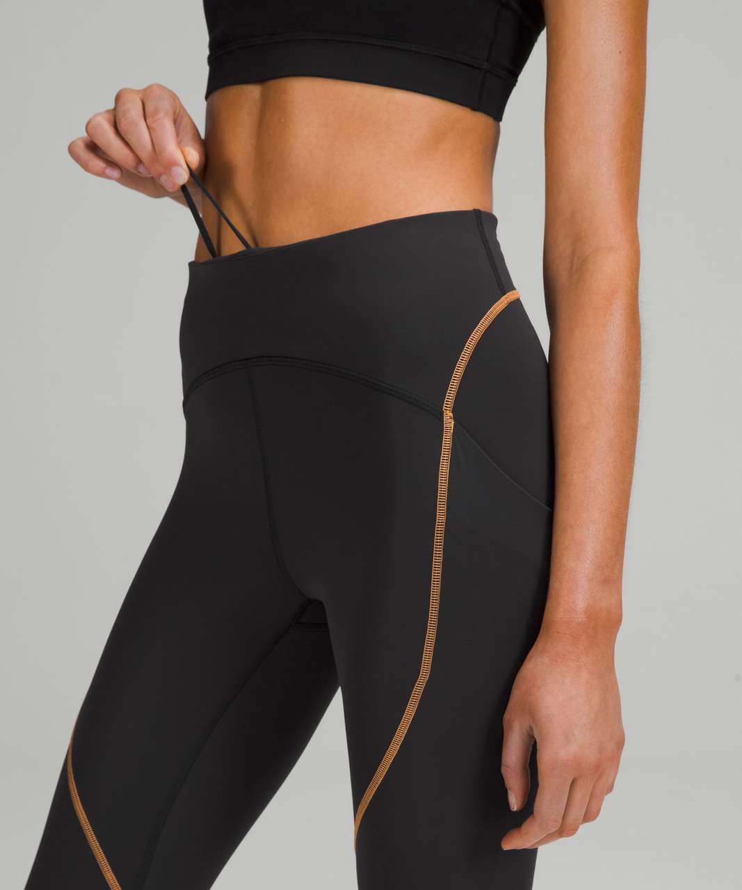 Lululemon Tied To It 7/8 Tight 25 - Black - lulu fanatics