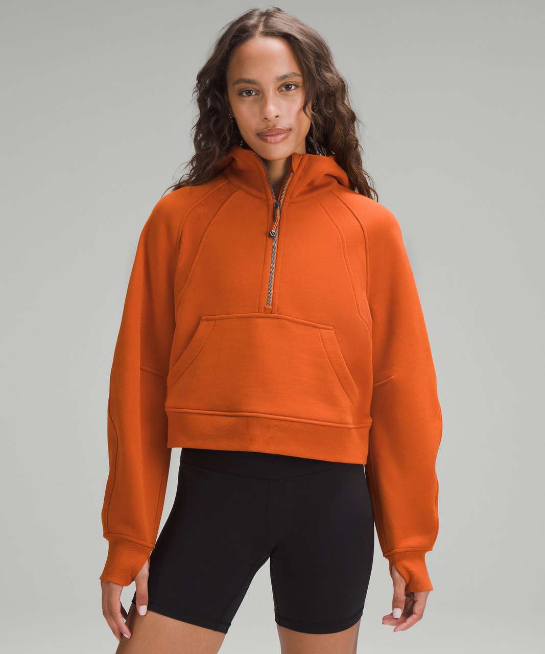 Lululemon RELAXED CROPPED HOODIE 12 Canyon Orange NWT