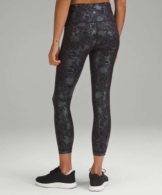 Lululemon Wunder Under High-Rise Tight *Spray 25 - Indigo Spray Mineral  Blue - lulu fanatics