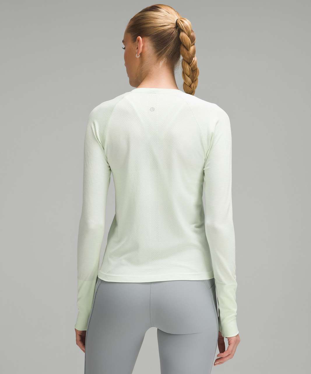 Lululemon Swiftly Tech Long-Sleeve Shirt 2.0 *Race Length - Kohlrabi Green / White