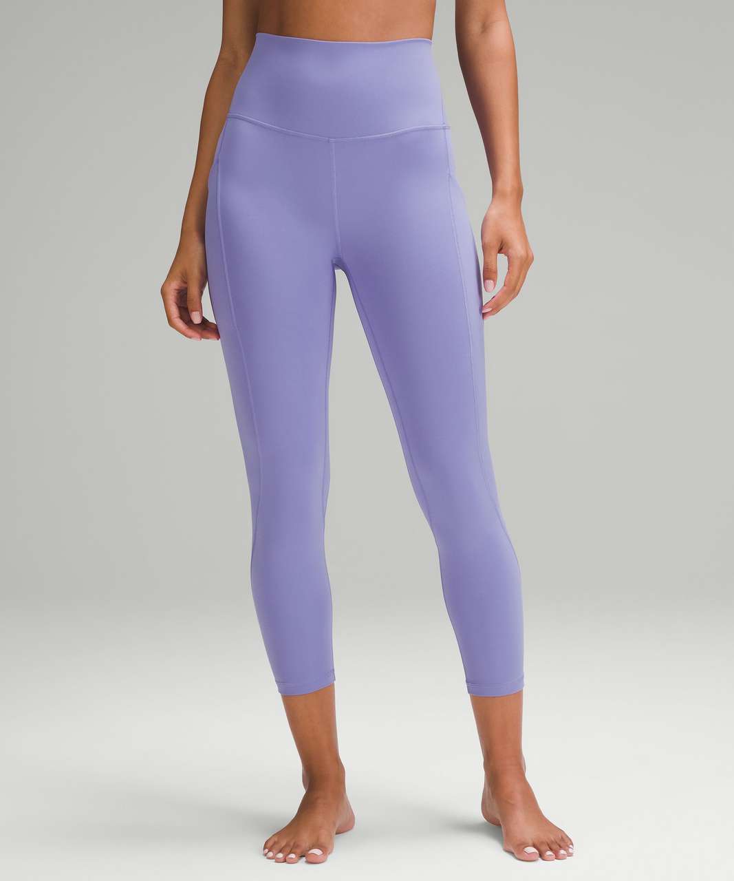 Lululemon Align High-Rise Crop with Pockets 23 - Dark Lavender - lulu  fanatics