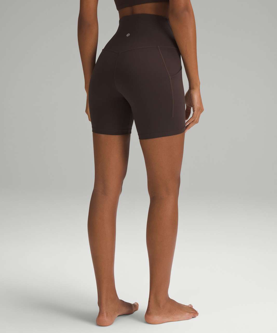 Lululemon Align High-Rise Short with Pockets 6" - Espresso