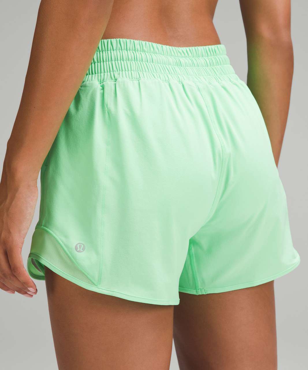 lululemon athletica, Shorts, Lululemon Hotty Hot Hr Short Long 4 In  Pistachio Green High Rise