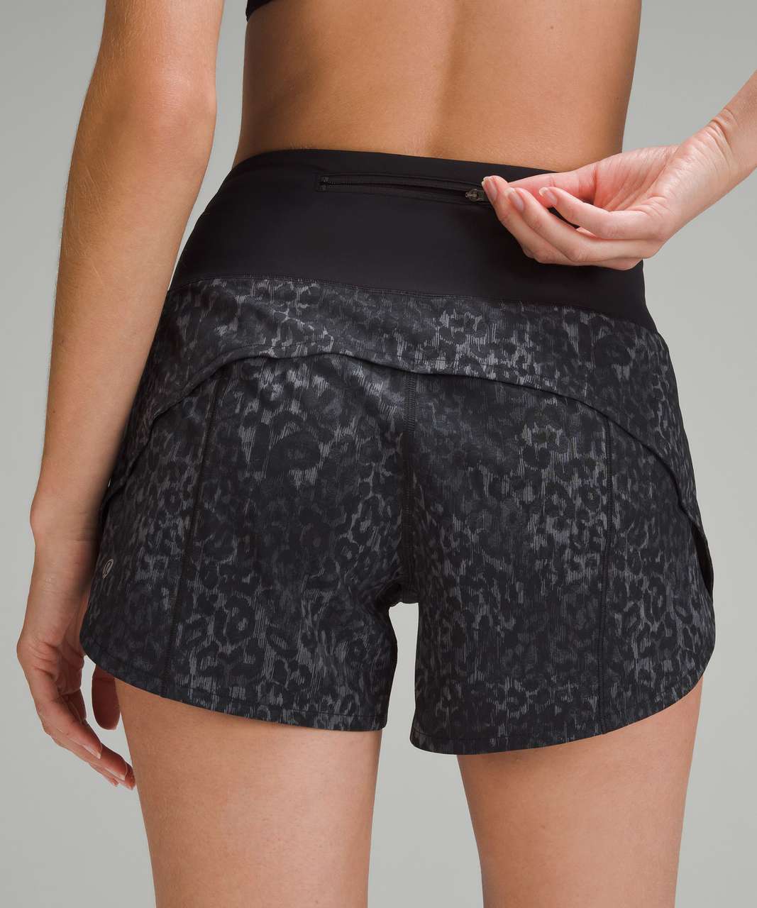 Speed Up Mid-Rise Lined Short 4 *Graphic