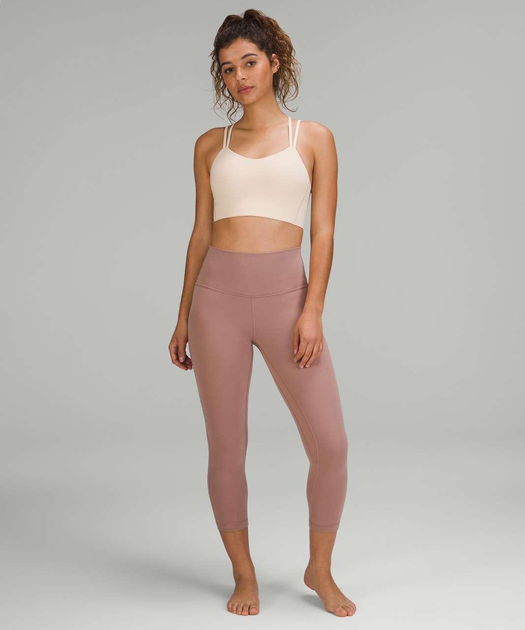 Align Leggings(Java Size 6)and All It Takes Tee *Nulu (Twilight Rose Size  6). Beautiful color combo, inspired by another user! : r/lululemon