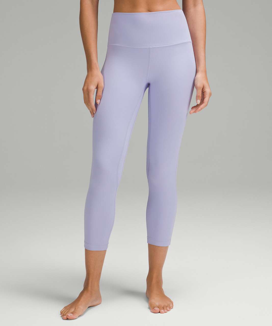 In store try on! New espresso align shorts and lilac smoke align