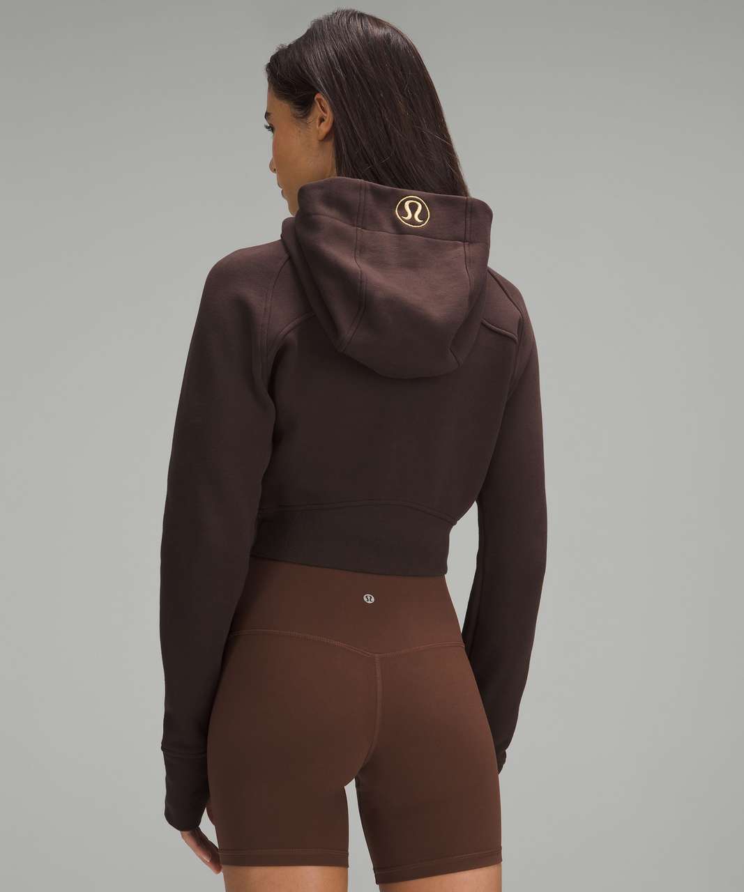 Tall person try-on: the scuba full-zip cropped hoodie (size 8/10) and  cropped define pullover (size 8) and wasn't happy with either of them 🥲 :  r/lululemon