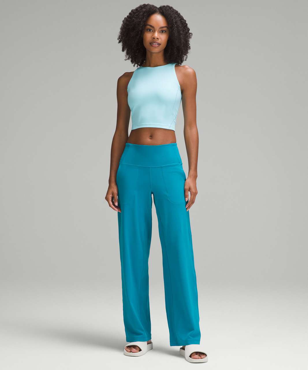 Lululemon Align wide leg pant Blue Size 2 - $60 - From Abi