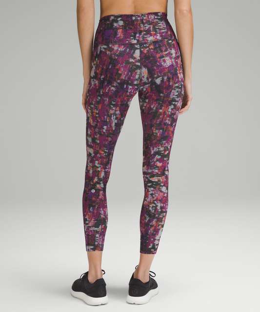 Lululemon Wunder Train High-Rise Tight 25 - Heritage 365 Camo Smoky Red  Night Sea Multi - lulu fanatics