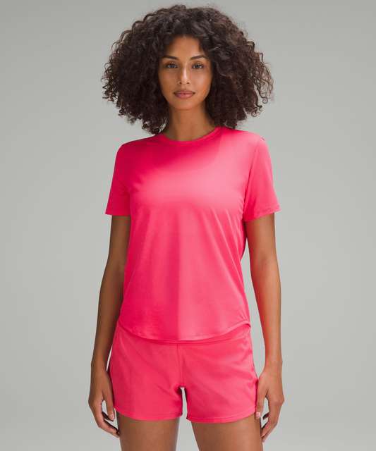 Lululemon High-neck Running And Training Reflective T-shirt