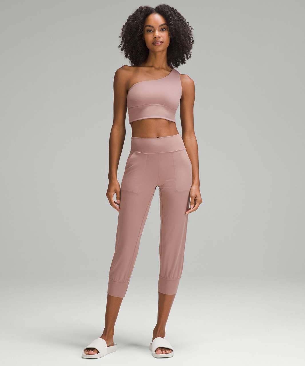 Lululemon Align High-Rise Cropped Jogger - Twilight Rose - lulu fanatics