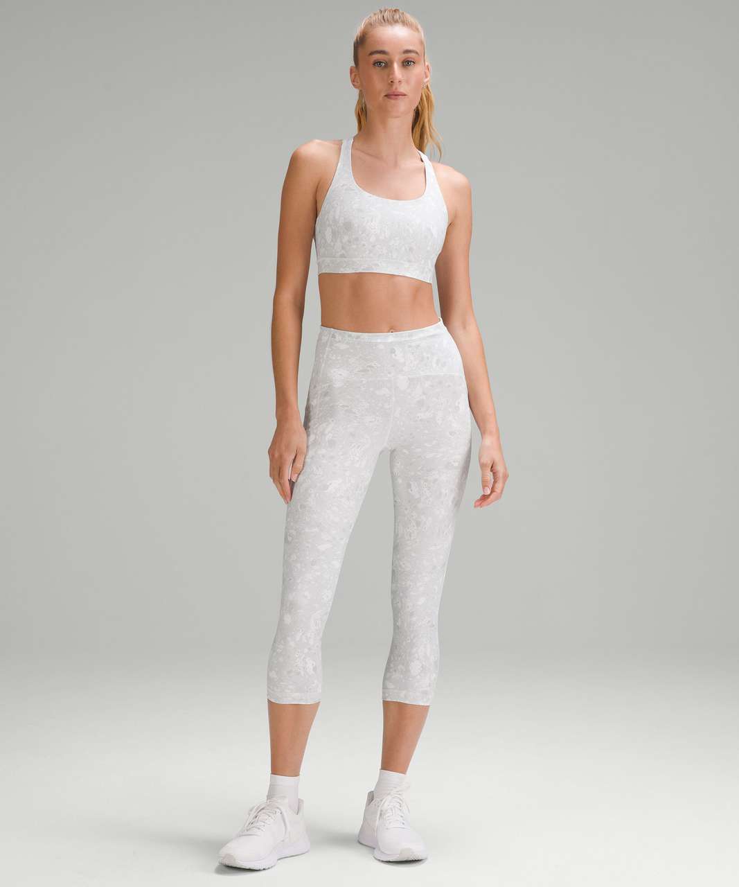 lululemon High-Rise Crop 21 Marble Dye yoga pants sz 4 leggings