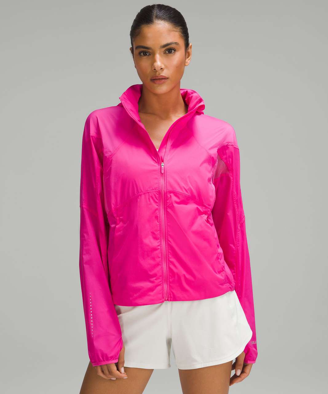 Lululemon Classic-Fit Ventilated Running Jacket - Sonic Pink