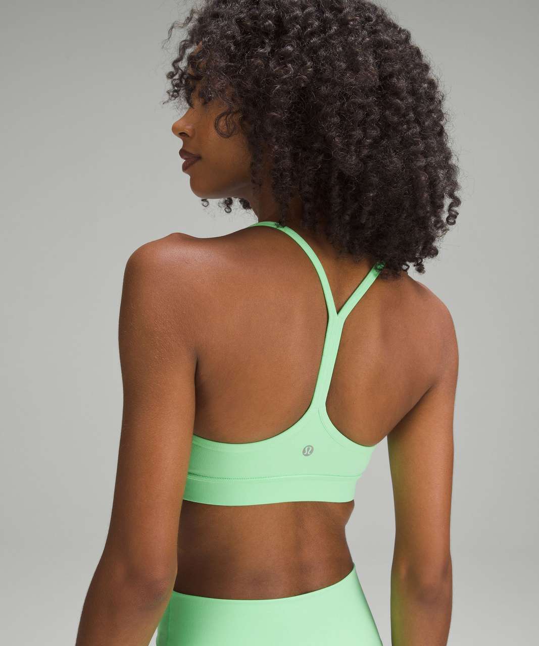 Lululemon Sportsbra- Flow Y Strappy Bra Nulu Light Support [Green