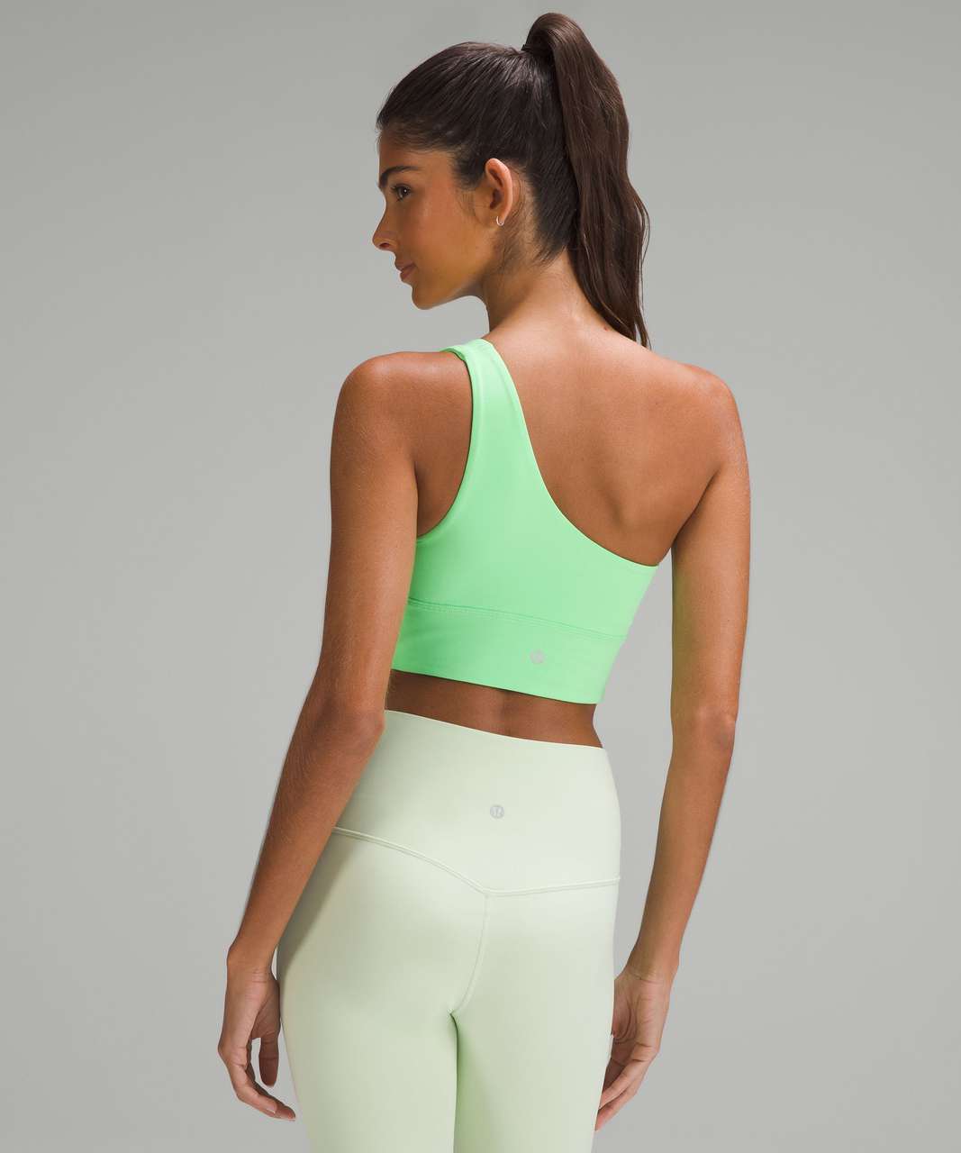 Lululemon Align Asymmetrical Bra Light Support, C/D Cup, NWT, Pistachio,  Size 8