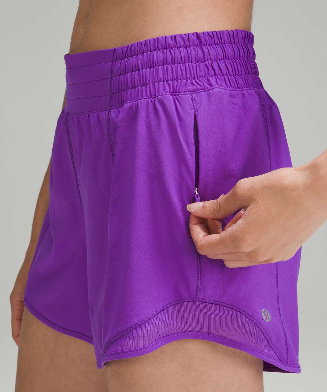 Lululemon Hotty Hot High-Rise Lined Short 4" - Atomic Purple