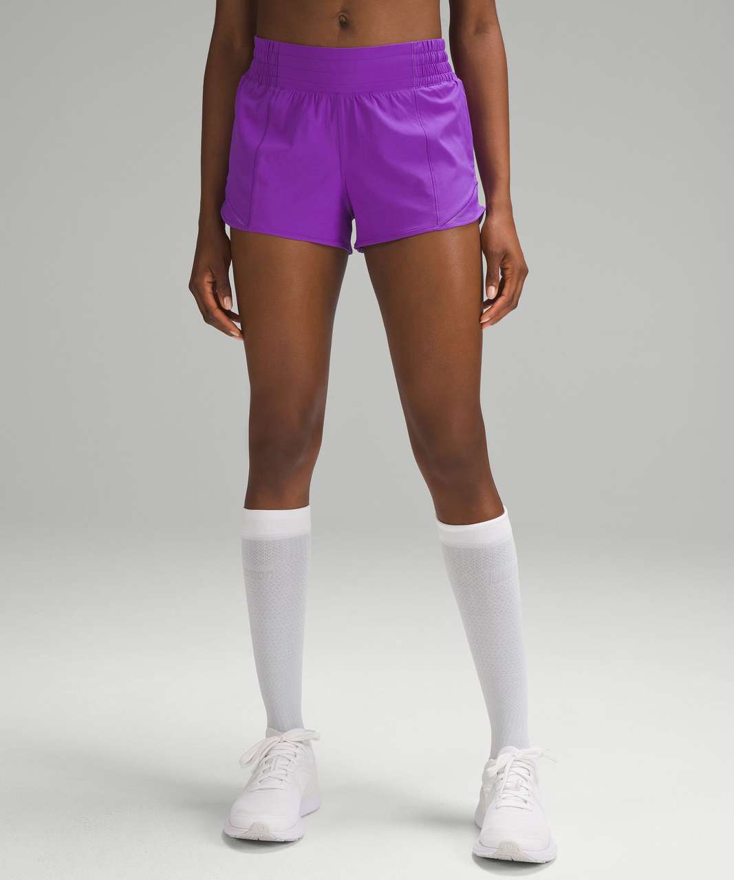 Lululemon Hotty Hot High-Rise Lined Short 2.5" - Atomic Purple