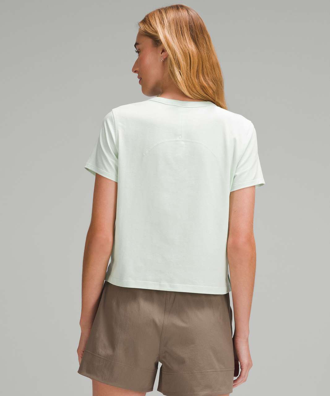 Lululemon Classic-Fit Cotton-Blend T-Shirt - Kohlrabi Green - lulu fanatics