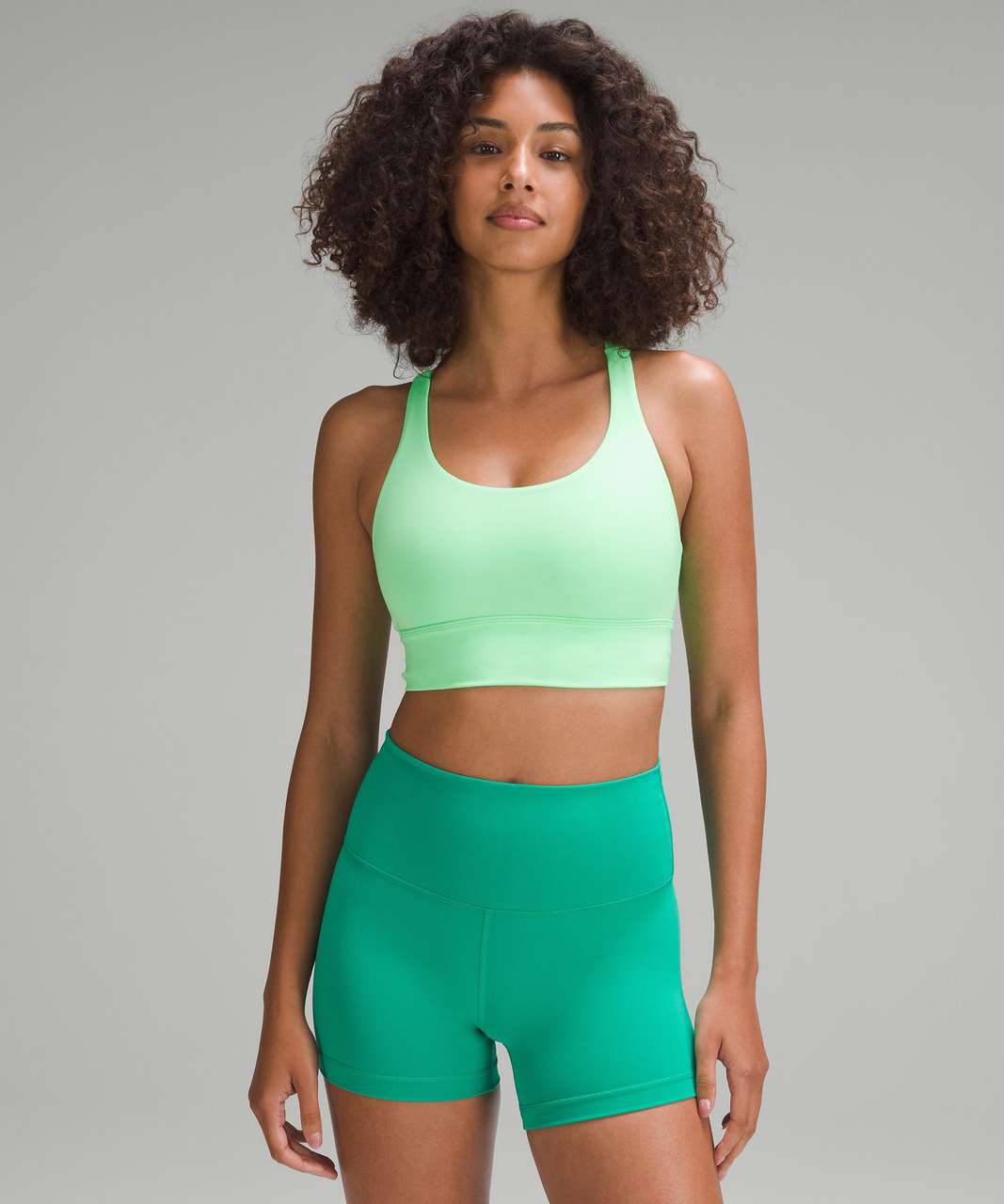 Lululemon Energy Longline Bra *Medium Support, B–D Cups - Pistachio