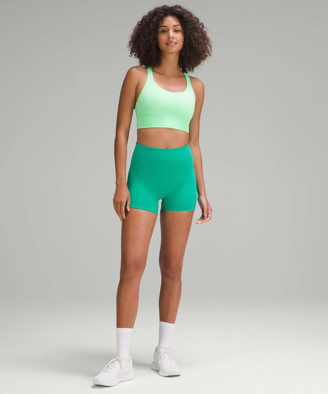 Lululemon Energy Longline Bra *Medium Support, B–D Cups - Pistachio