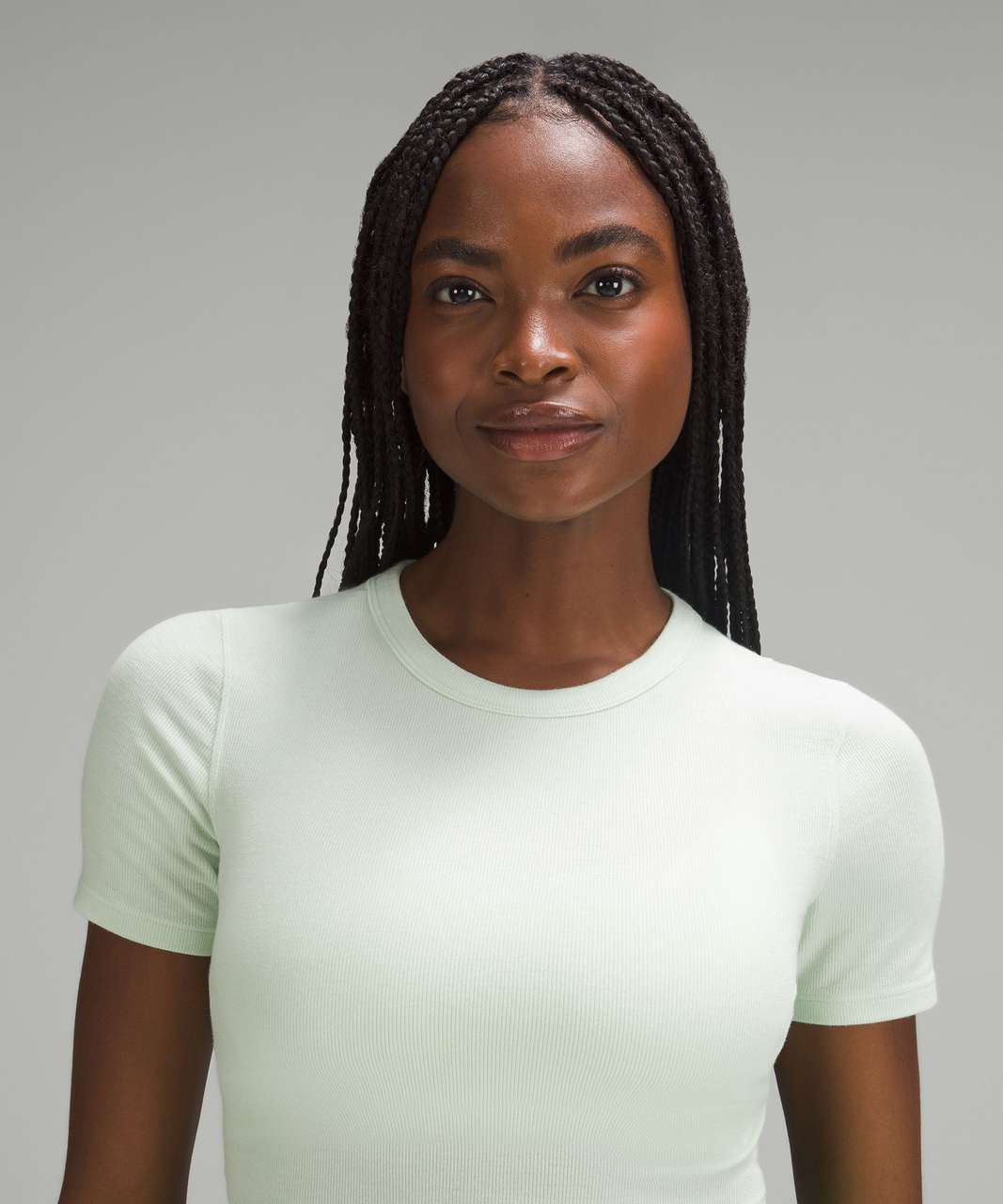 Lululemon Hold Tight Cropped T-Shirt - Kohlrabi Green