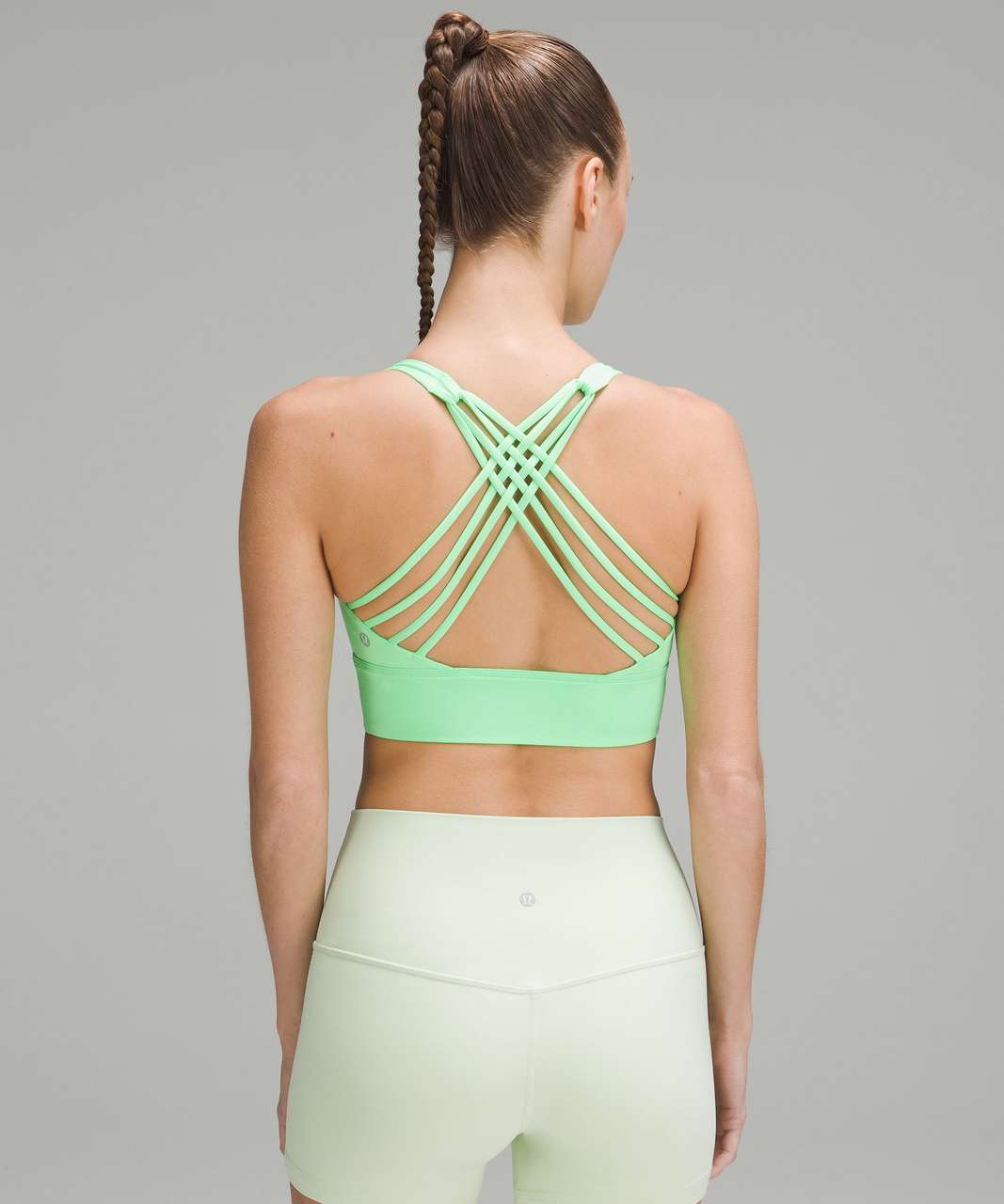 Lululemon Free to Be Longline Bra - Wild *Light Support, A/B Cup -  Pistachio - lulu fanatics