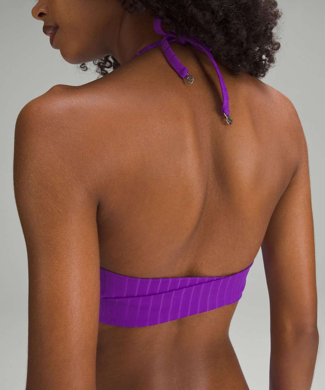 Lululemon Ribbed Halter Cross-Back Swim Top *A/B Cups - Atomic