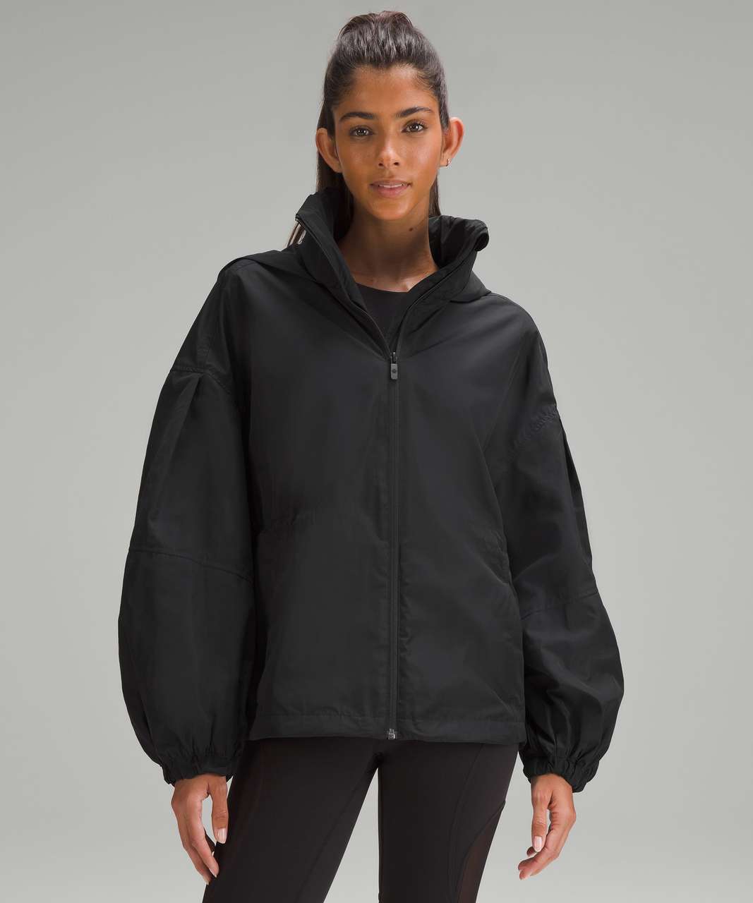 Lululemon Lightweight Cinch Waist Jacket   Black   lulu fanatics