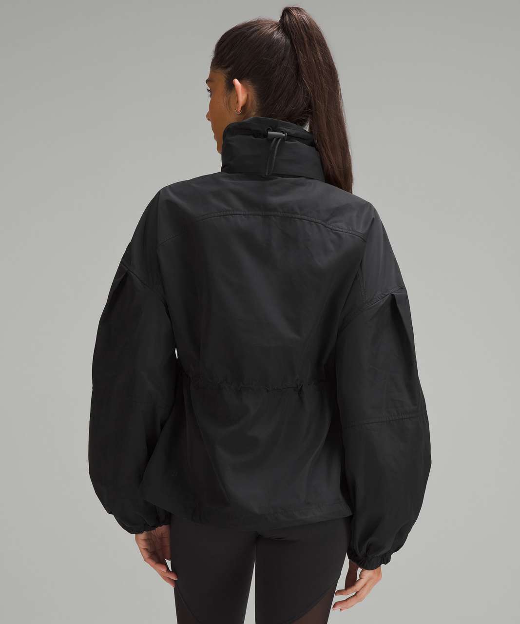 Lululemon Lightweight Cinch-Waist Jacket - Black - lulu fanatics