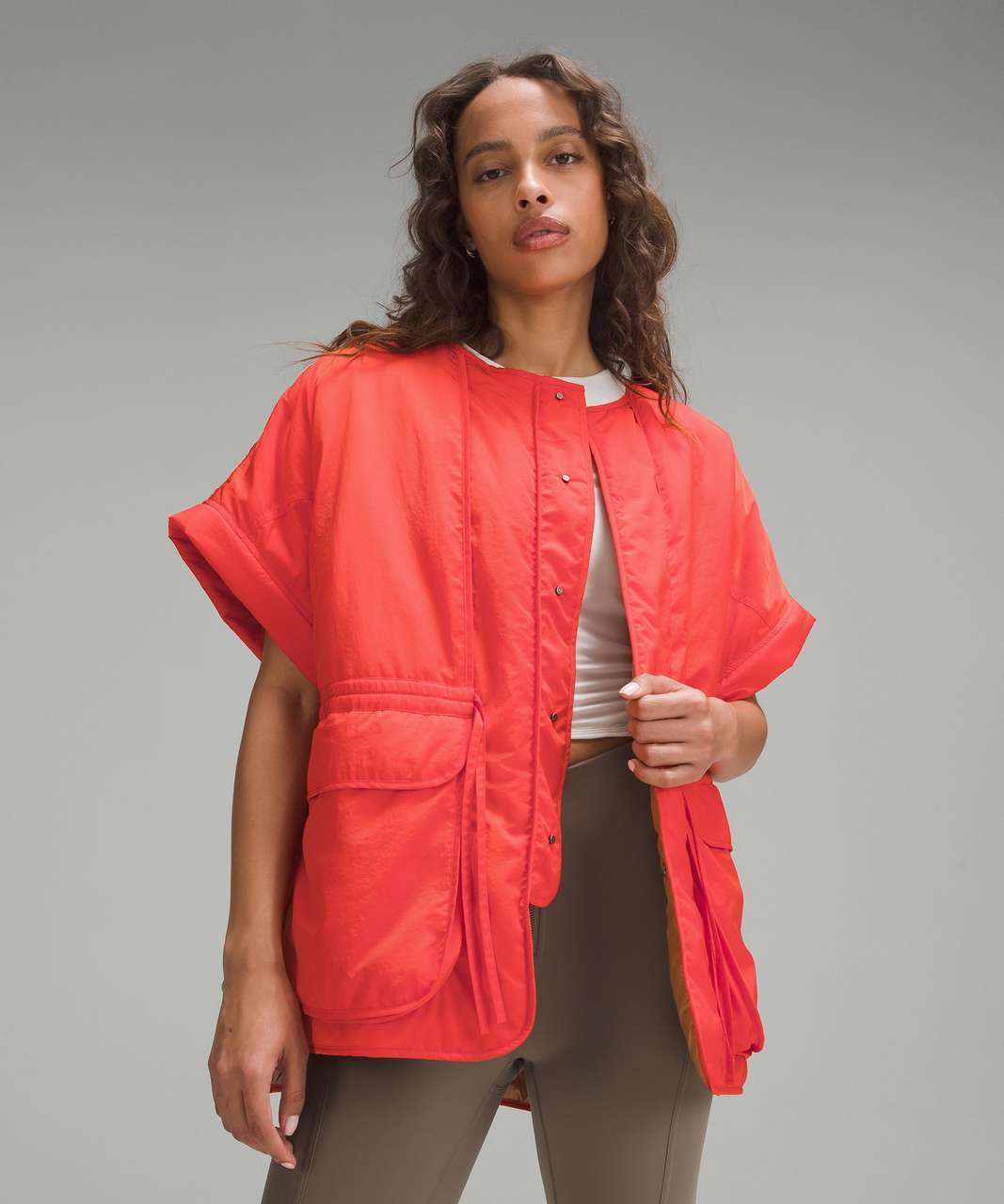 Lululemon Insulated Convertible Jacket - Solar Orange