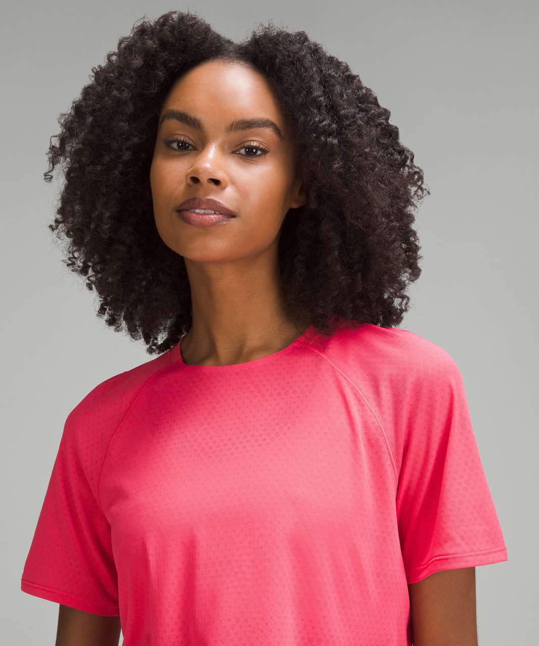 Lululemon Fast and Free Race Length T-Shirt - Lip Gloss