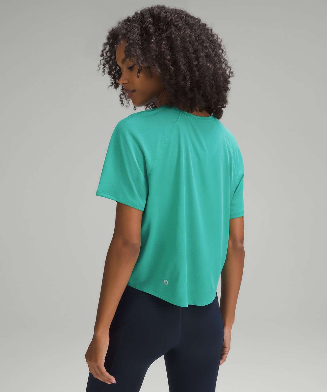 Lululemon Fast and Free Race Length T-Shirt - Kelly Green