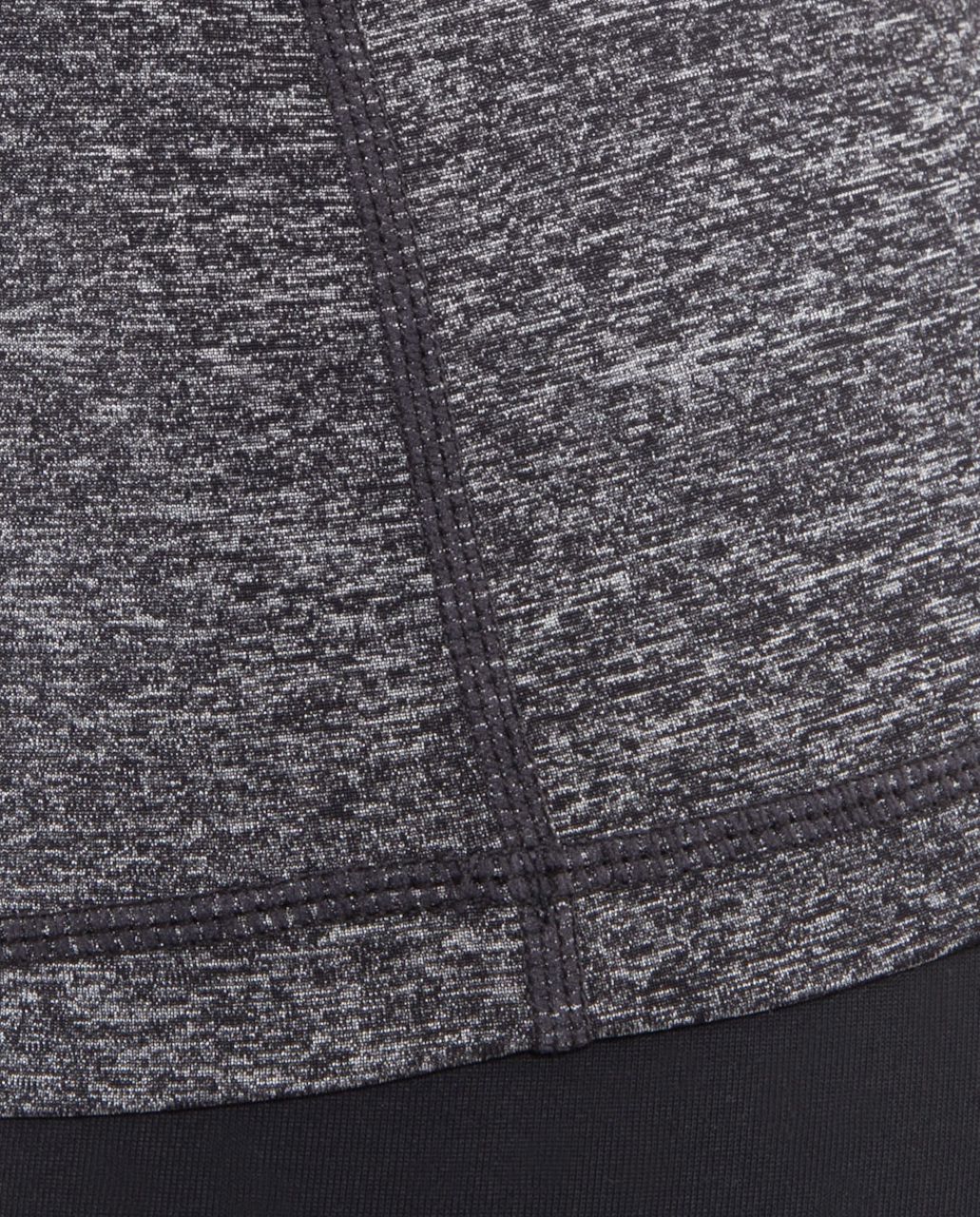 Lululemon Power Y Tank - Heathered Black /  Black