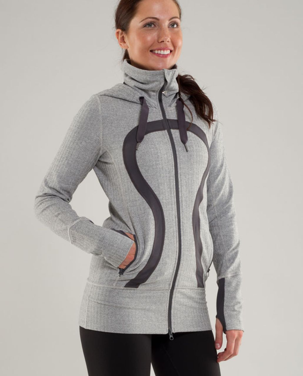 Lululemon Stride Jacket II - Heathered Medium Grey / Ambient Grey - lulu  fanatics