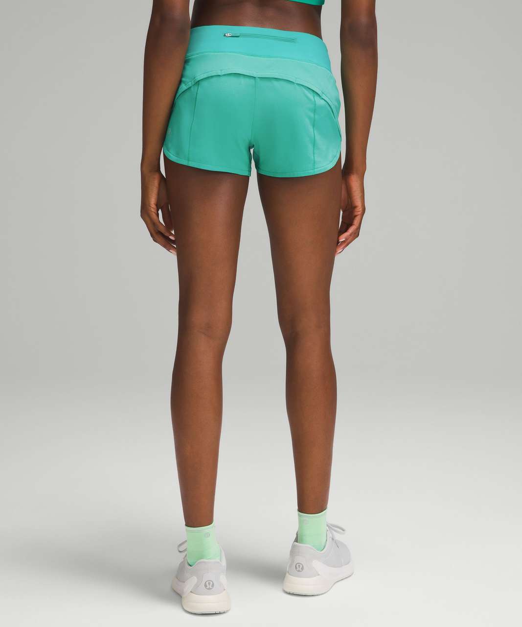 Lululemon Speed Up Mid-Rise Short 4 - Highlight Yellow - lulu fanatics