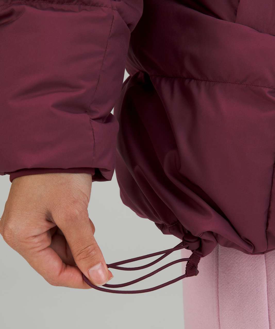 Lululemon Wunder Puff Waist Jacket - Cassis