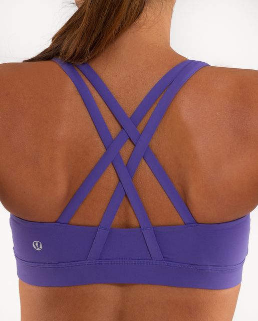 NEW Lululemon Energy Bra High Neck Long Line Ribbed B-D CUP Sunset Size 6 &  8