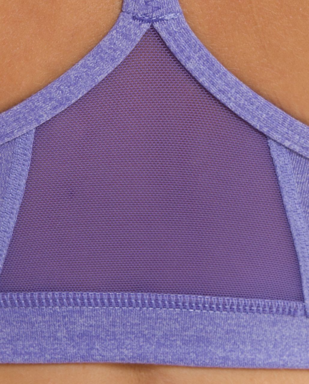 Lululemon Flow Y Bra IV - Heathered Persian Purple / Persian Purple - lulu  fanatics