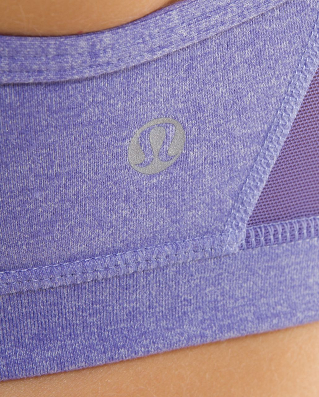 Lululemon Flow Y Bra IV - Heathered Persian Purple /  Persian Purple