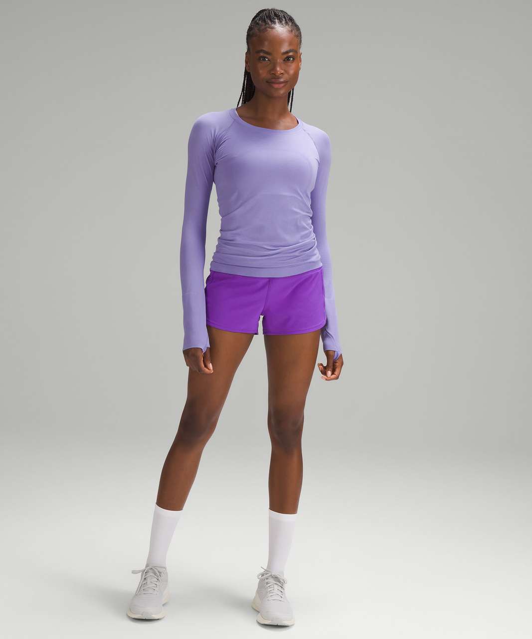 Lululemon Run Tall Long Sleeve - Wild Bluebell - lulu fanatics