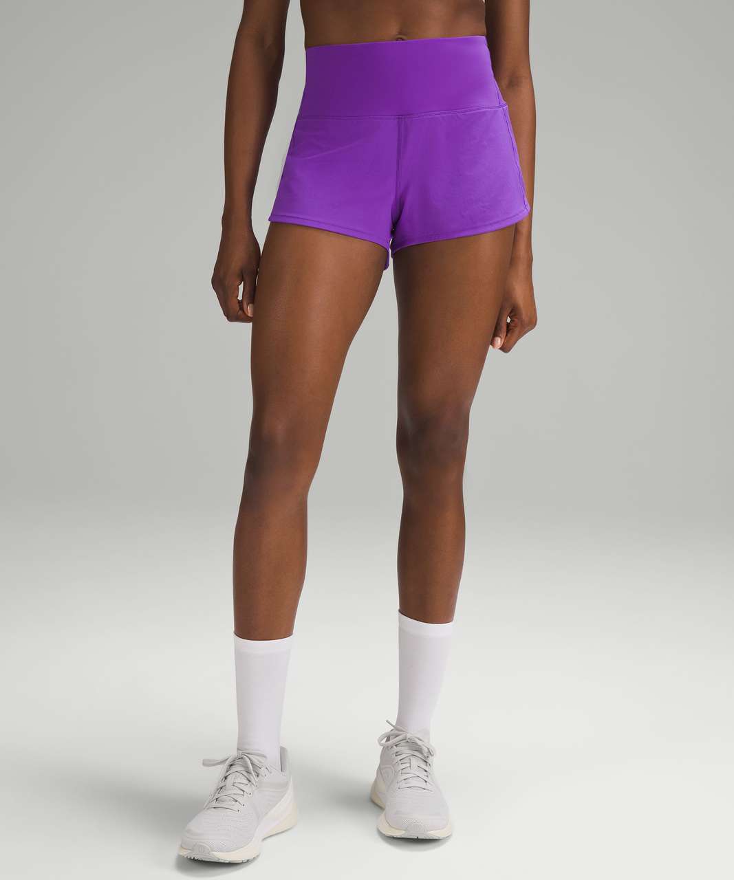 Lululemon Speed Up High-Rise Lined Short 2.5 - Atomic Purple - lulu  fanatics