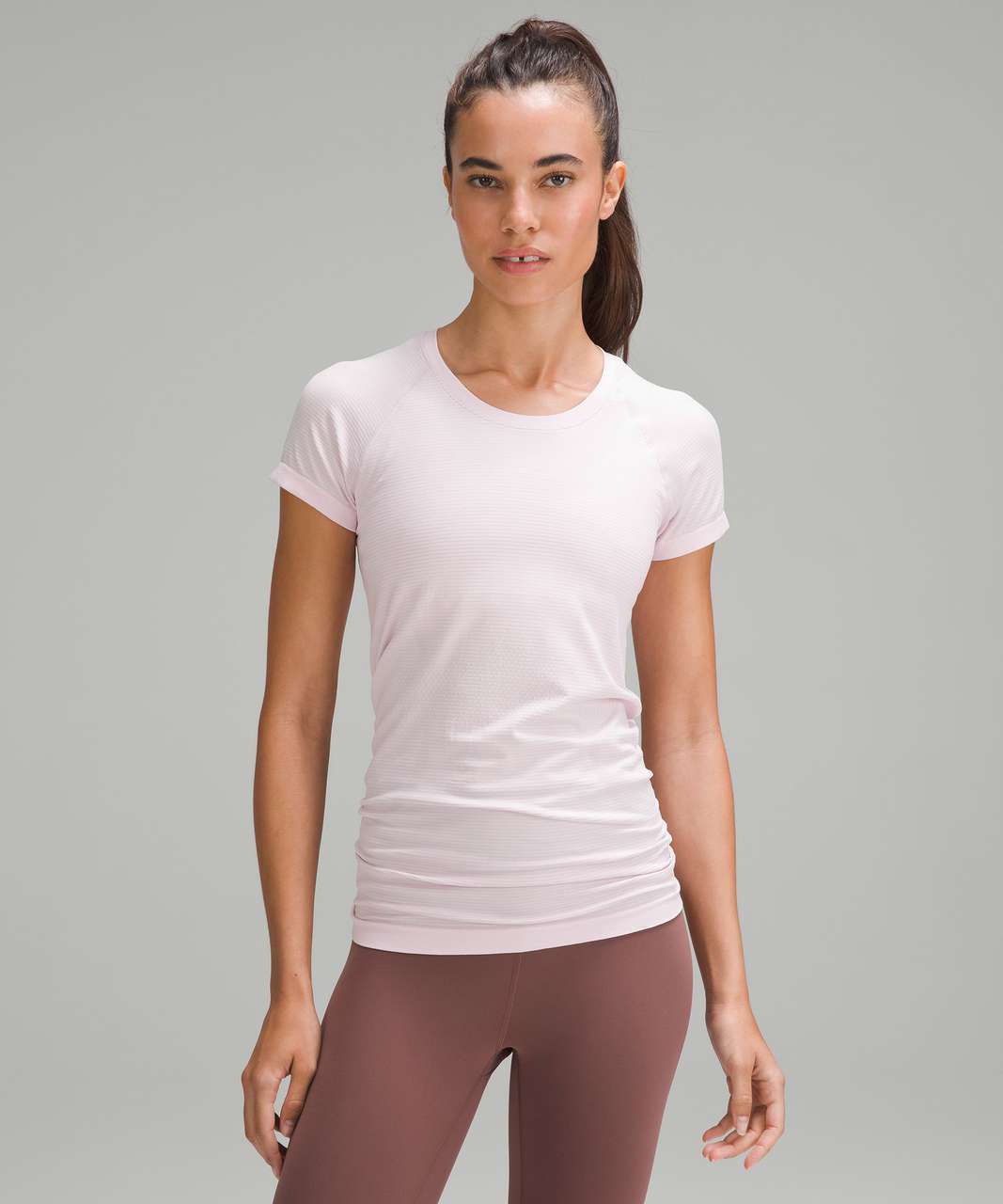 Lululemon Swiftly Tech Short-Sleeve Shirt 2.0 - Meadowsweet Pink / Meadowsweet Pink