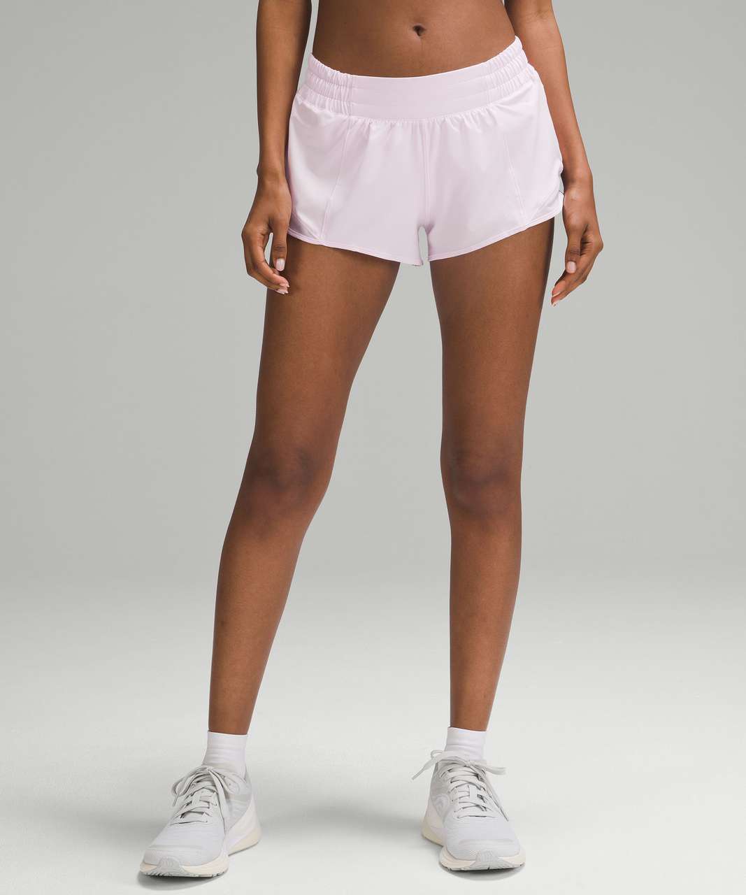 Lululemon Hotty Hot Low-Rise Lined Short 2.5" - Meadowsweet Pink