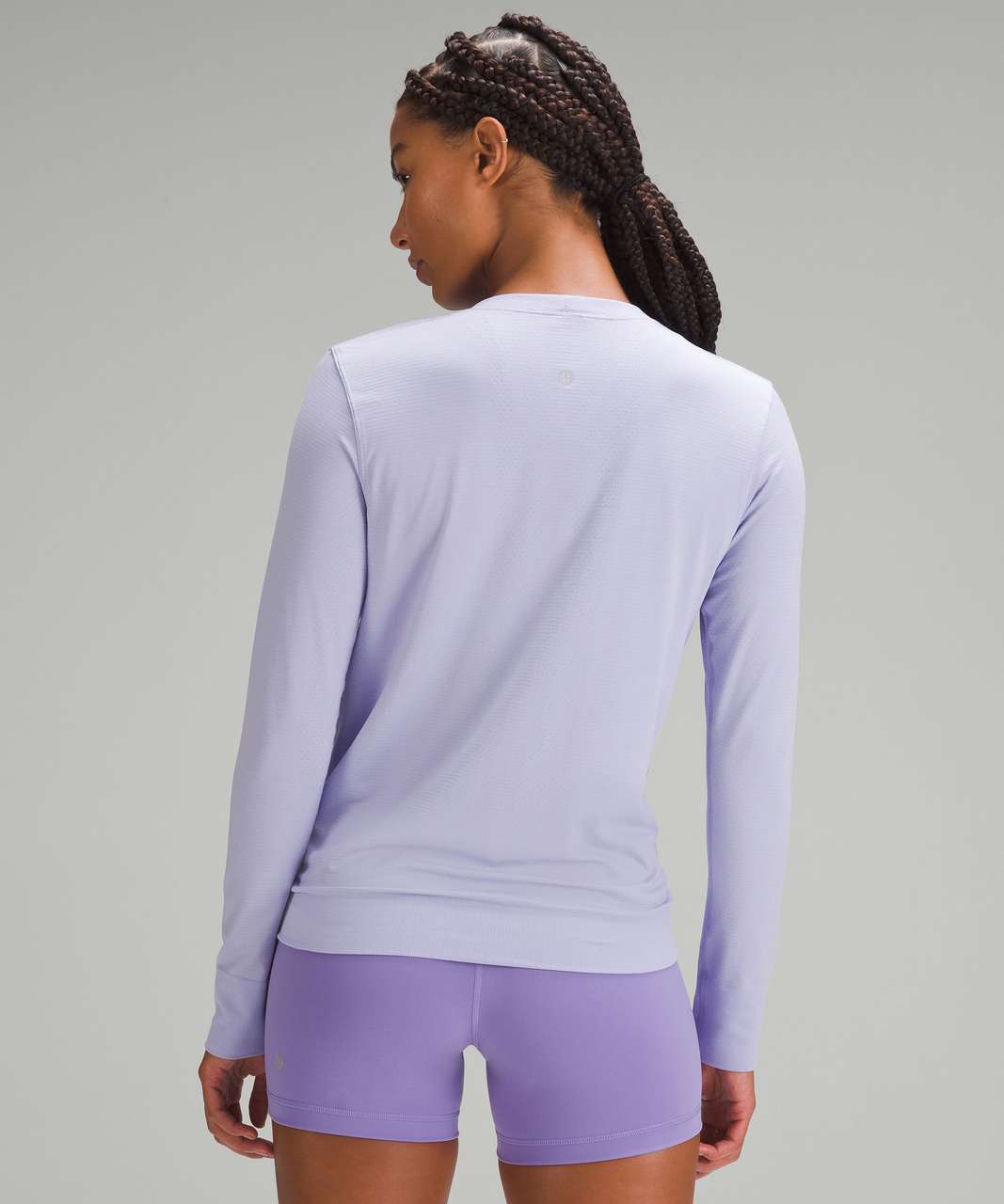 Lululemon Swiftly Relaxed Long-Sleeve Shirt - Lilac Smoke / Lilac Smoke