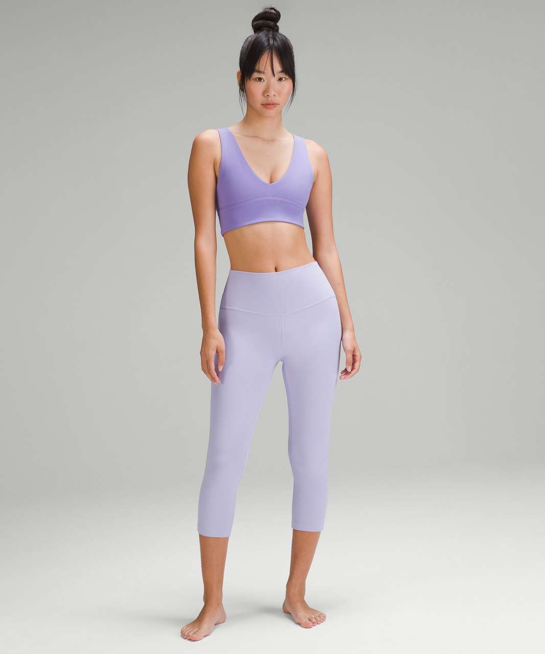 Lilac smoke cropped scuba size 10, Pastel blue align legging size