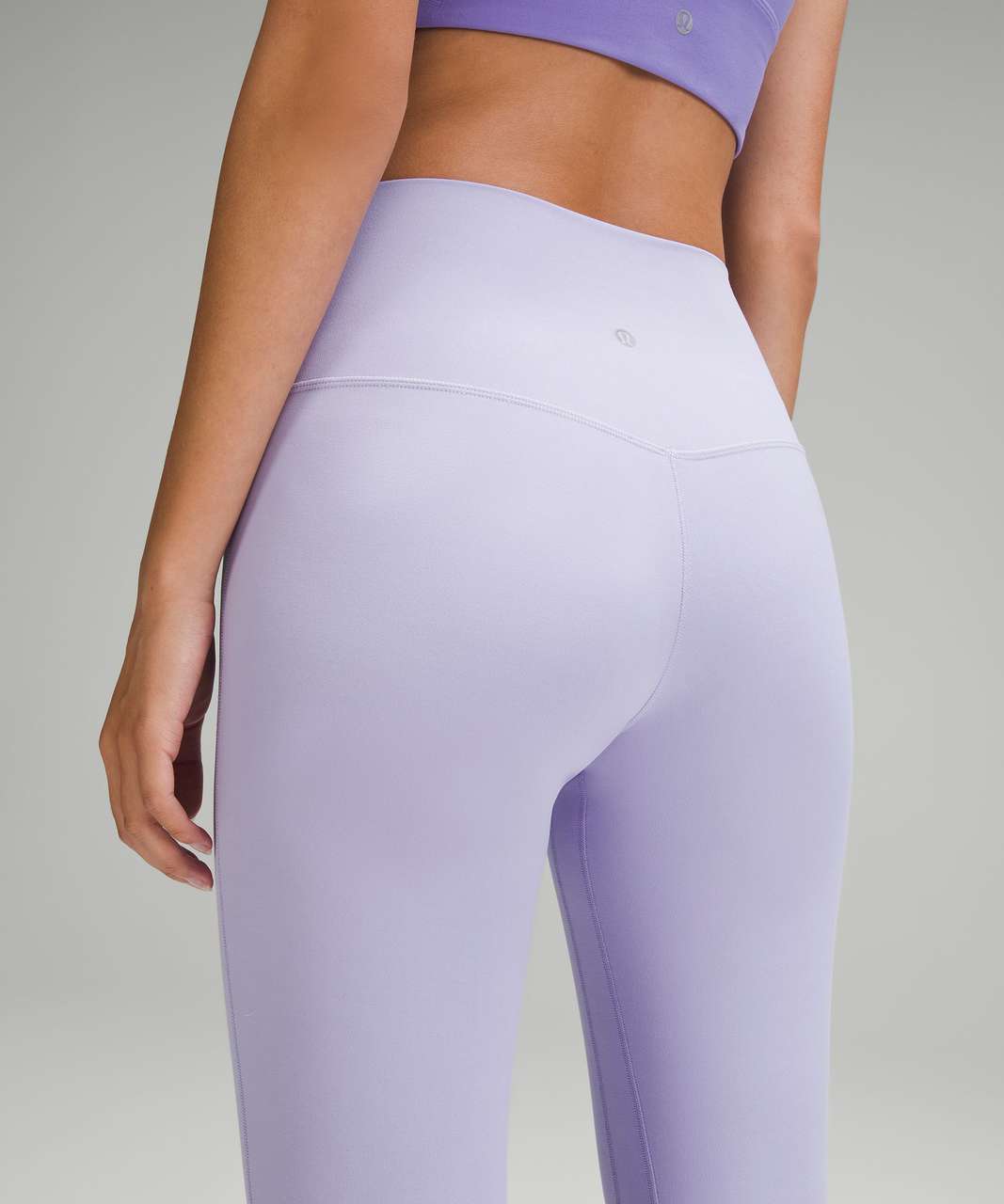 Lululemon Align High-Rise Crop 21 - Lilac Smoke - lulu fanatics