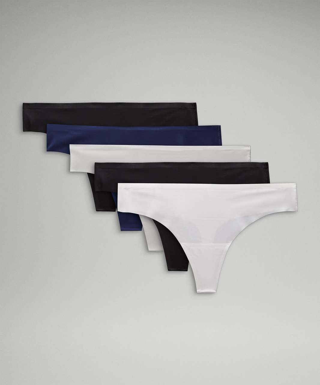 Lululemon InvisiWear Mid Rise Thong Underwear 3 Pack - Wisteria