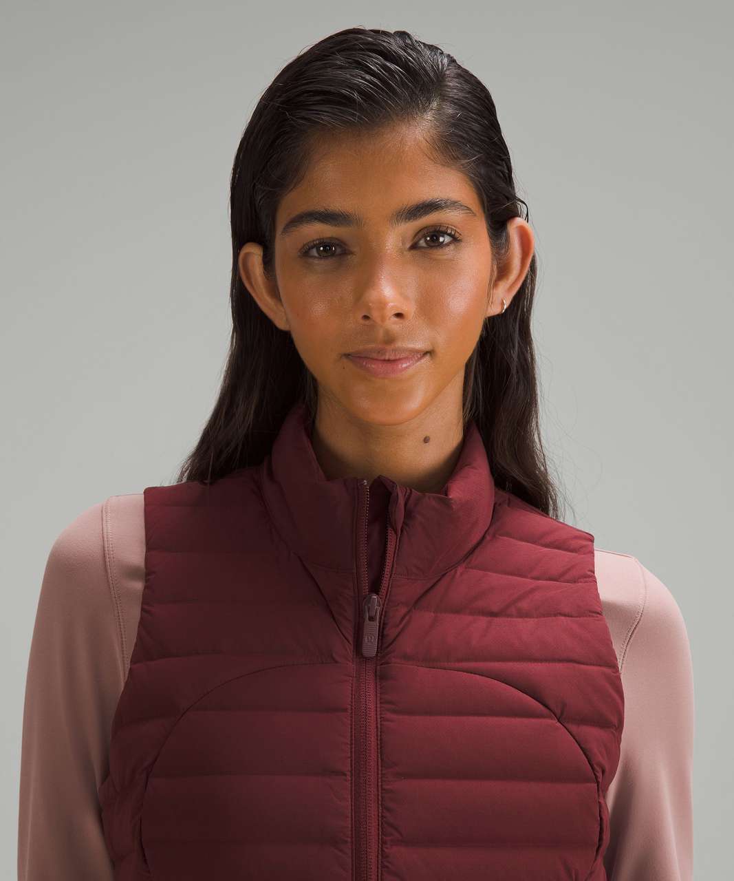 Lululemon Pack It Down Vest - Red Merlot