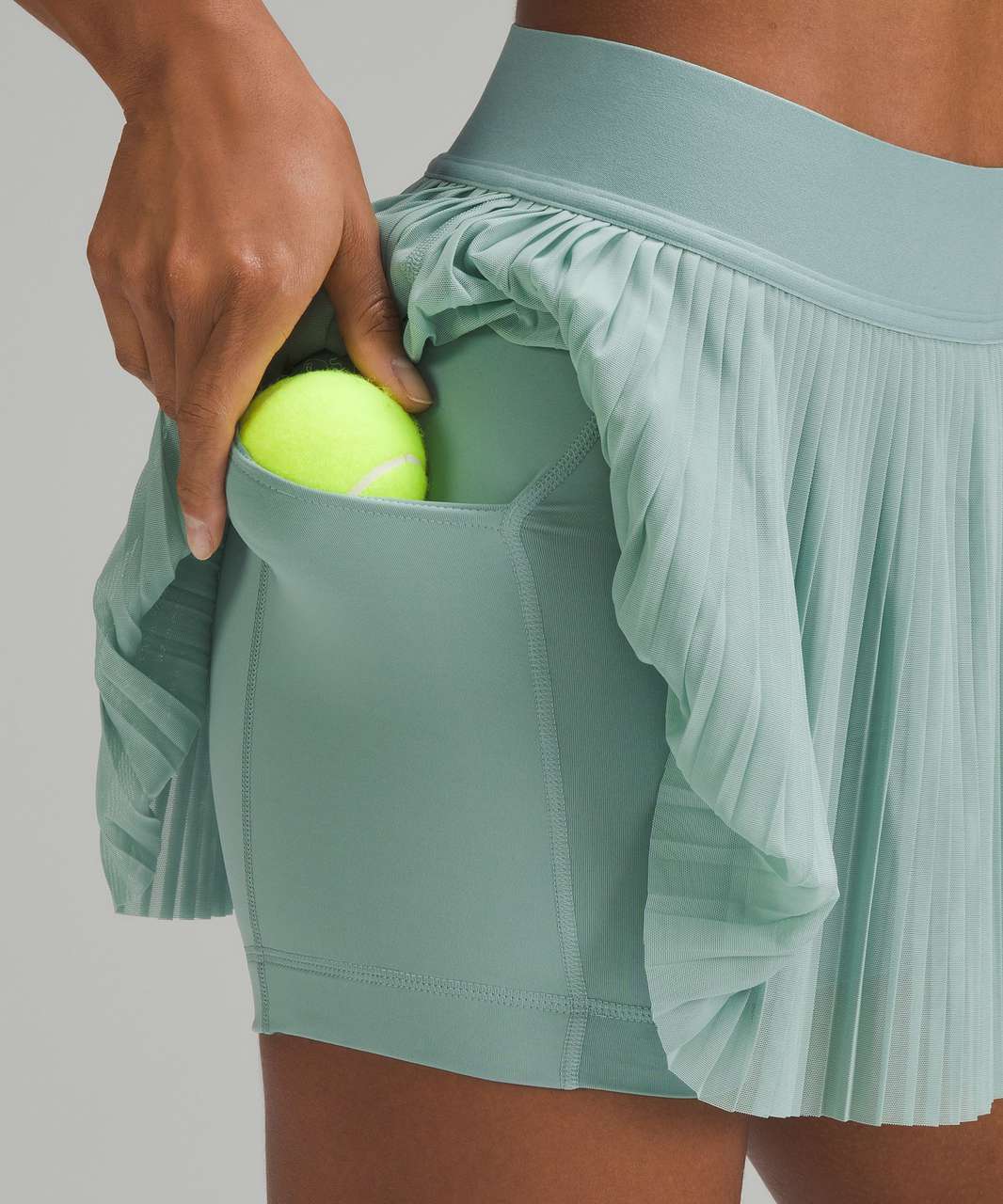 Lululemon Mesh Pleats Mid-Rise Mini Tennis Skirt - Rip Tide