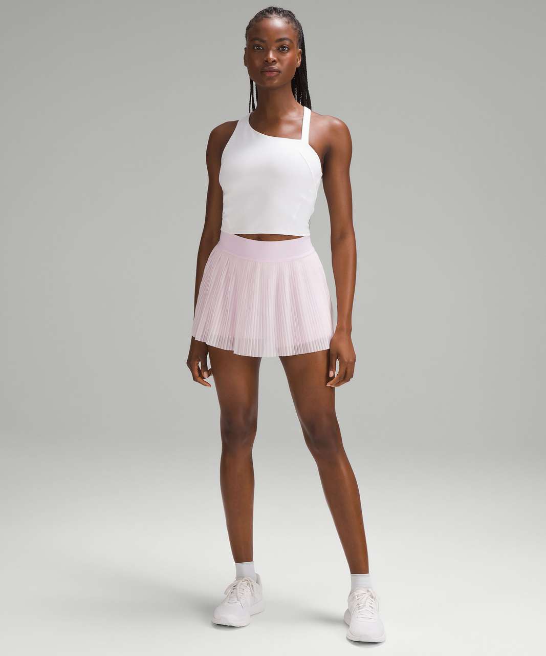 Lululemon Mesh Pleats Mid-Rise Mini Tennis Skirt - Meadowsweet Pink